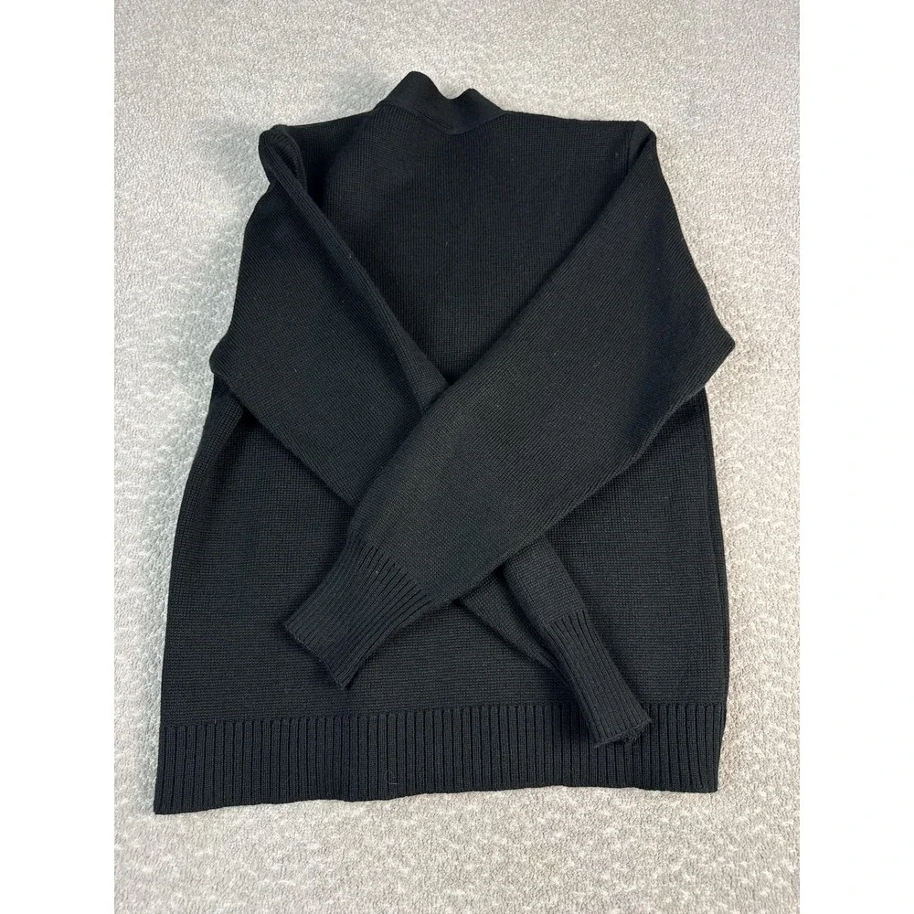 Military Equipment Corporation Of America Sweater Mens 44R Black V Neck Cardigan